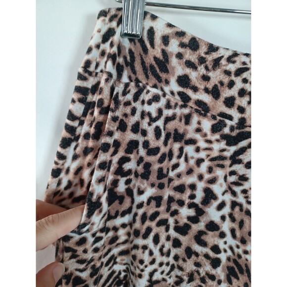 Soma Cool Nights Pajama Pants Medium Wide Leg Animal Print Leopart Cheetah - Picture 2 of 7